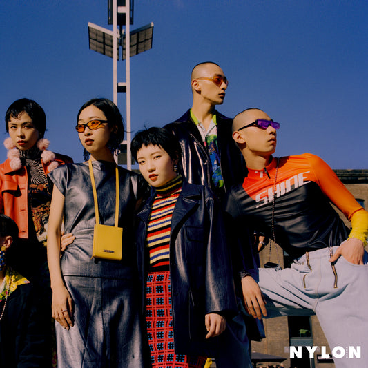 NYLON CHINA: FEATURES OUR VEGAN LEATHER TWO PIECE