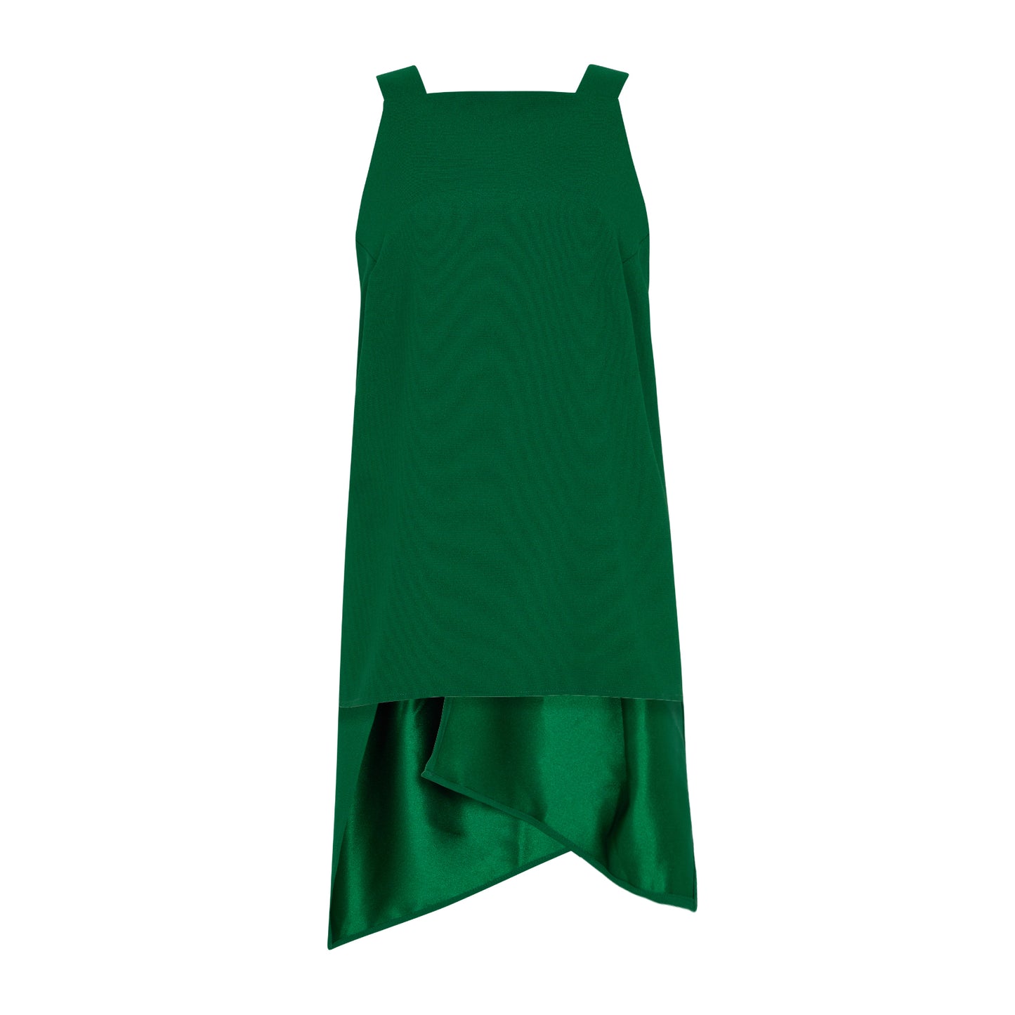 GREEN TUXEDO TOP