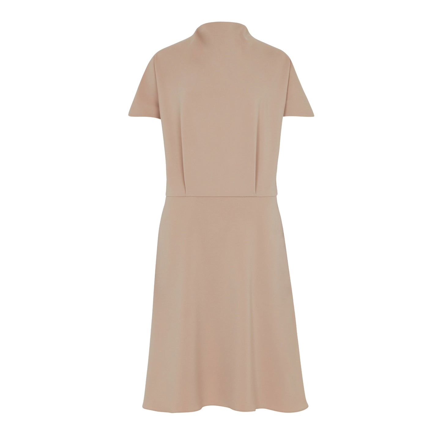 NUDE KIMONO SLEEVE DRESS