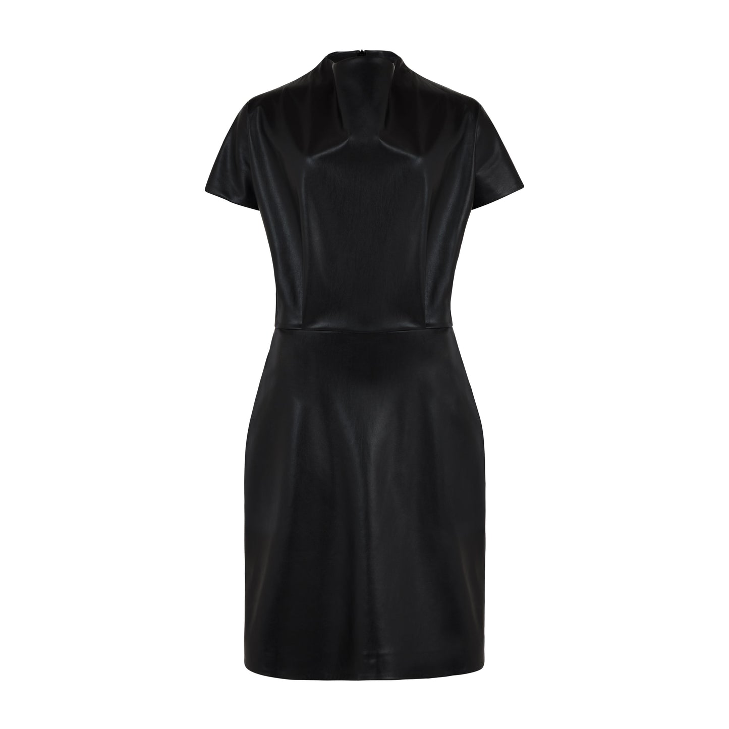 VEGAN LEATHER KIMONO DRESS