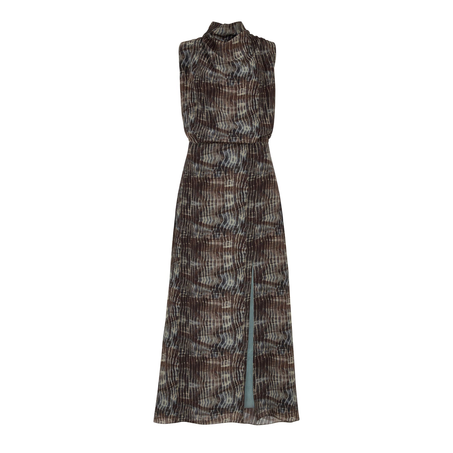 COWL NECK RACERBACK DRESS