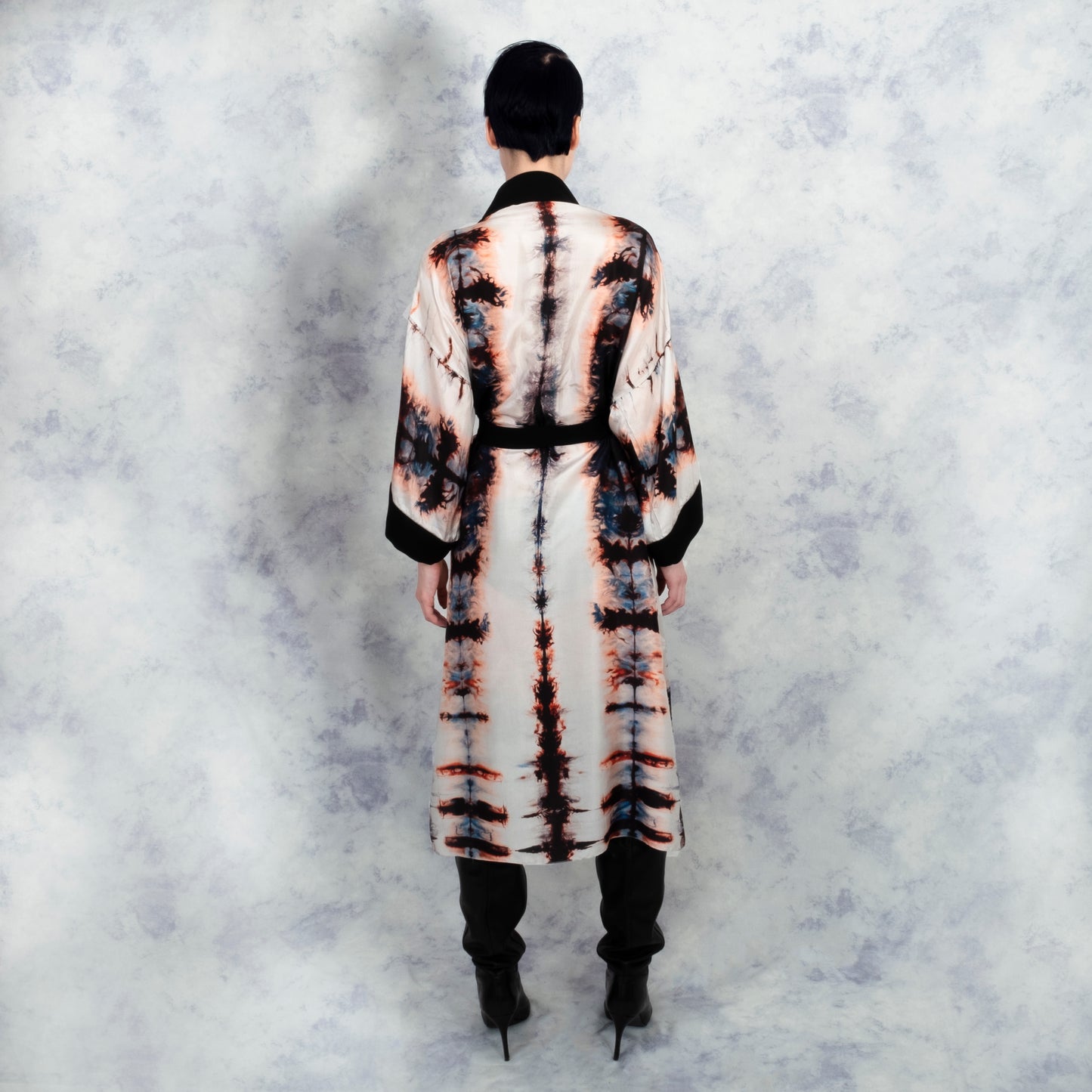 SILK SHIBORI KIMONO