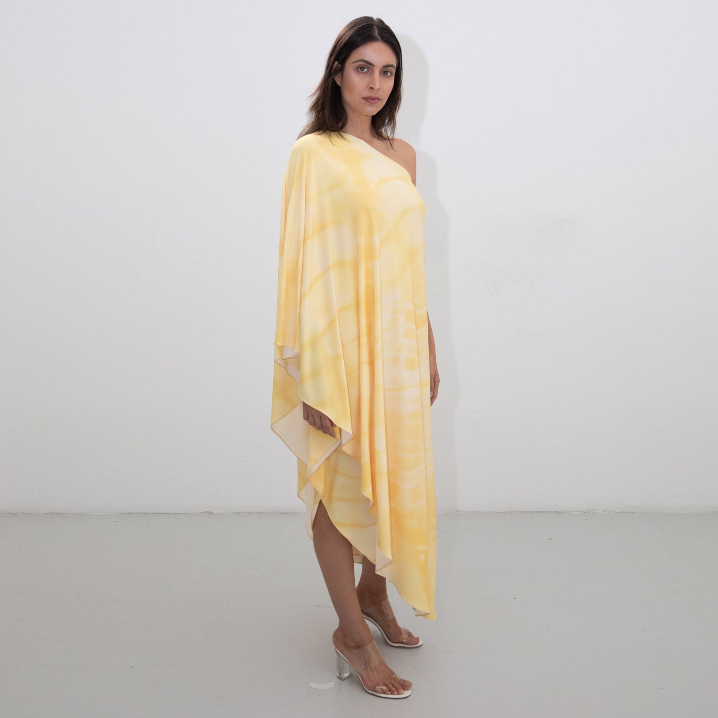 SHIBORI ASYMMETRIC DISCO DRESS