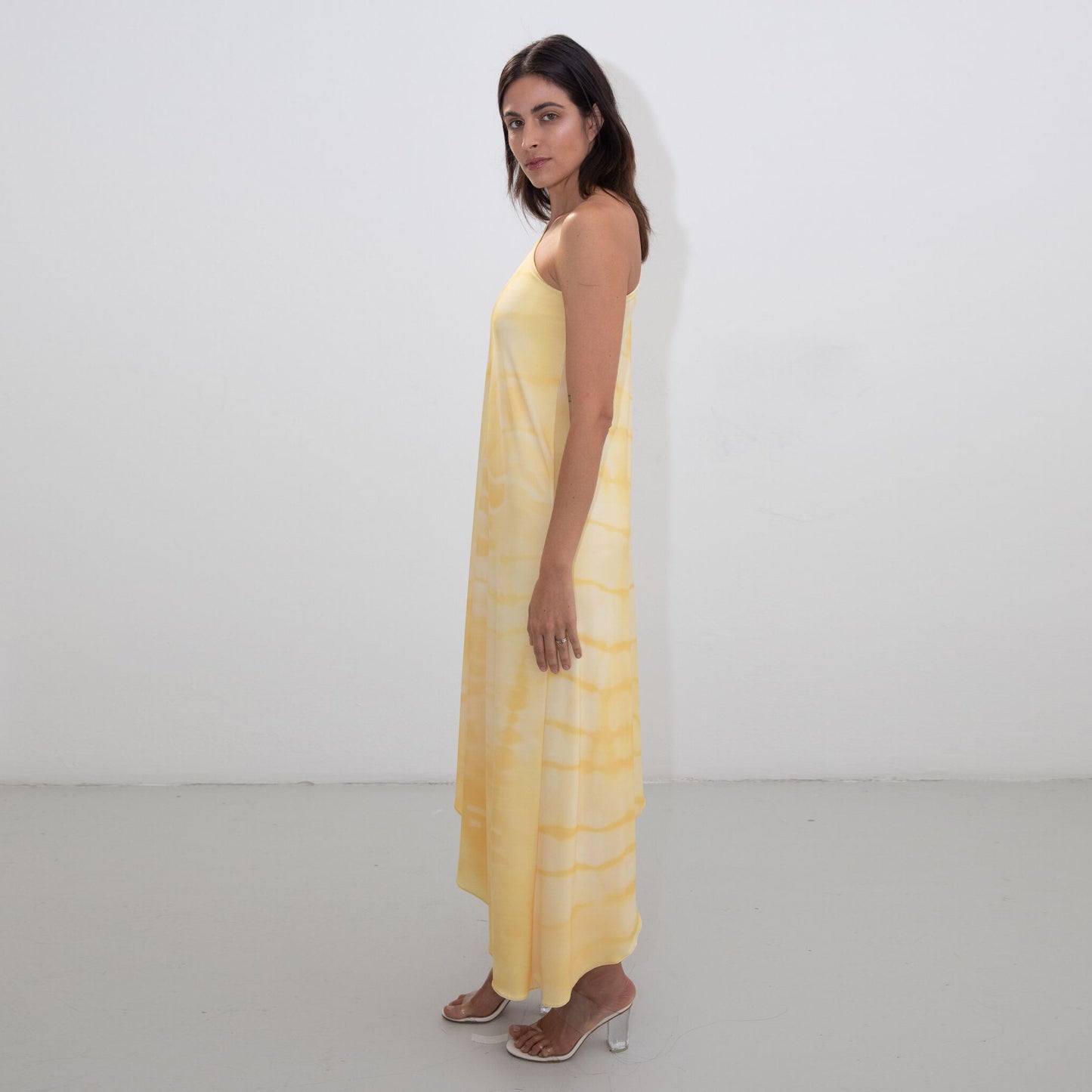 SHIBORI ASYMMETRIC DISCO DRESS