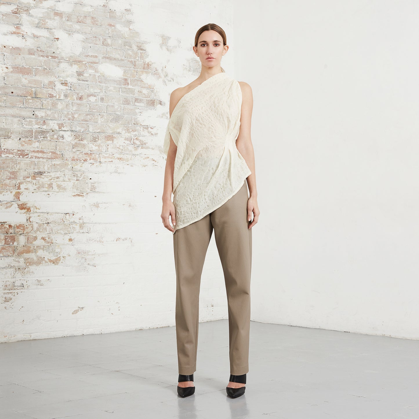 VEGAN LEATHER SAMURAI TROUSERS