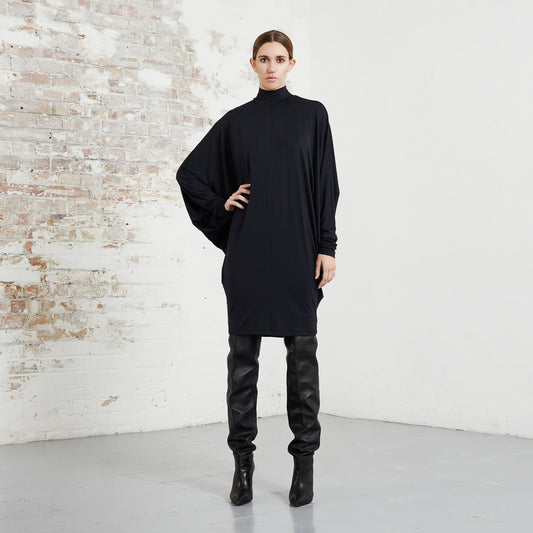 TURTLENECK STINGRAY DRESS