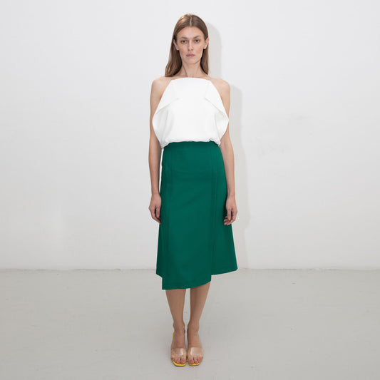 IVORY ORIGAMI CAMISOLE TOP