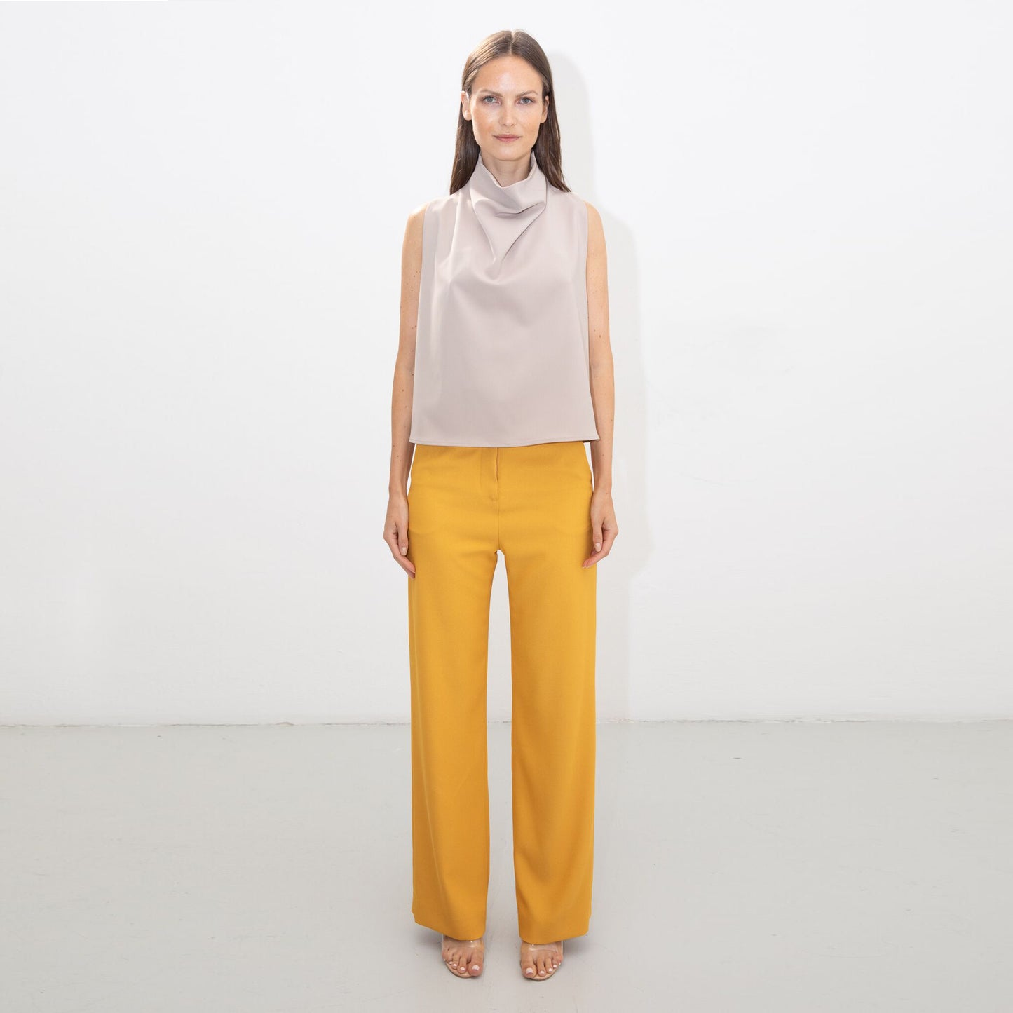 YELLOW TUXEDO TROUSERS