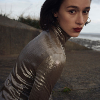5ELEVEN MAGAZINE: FEATURES AW19 GOLD POLO NECK