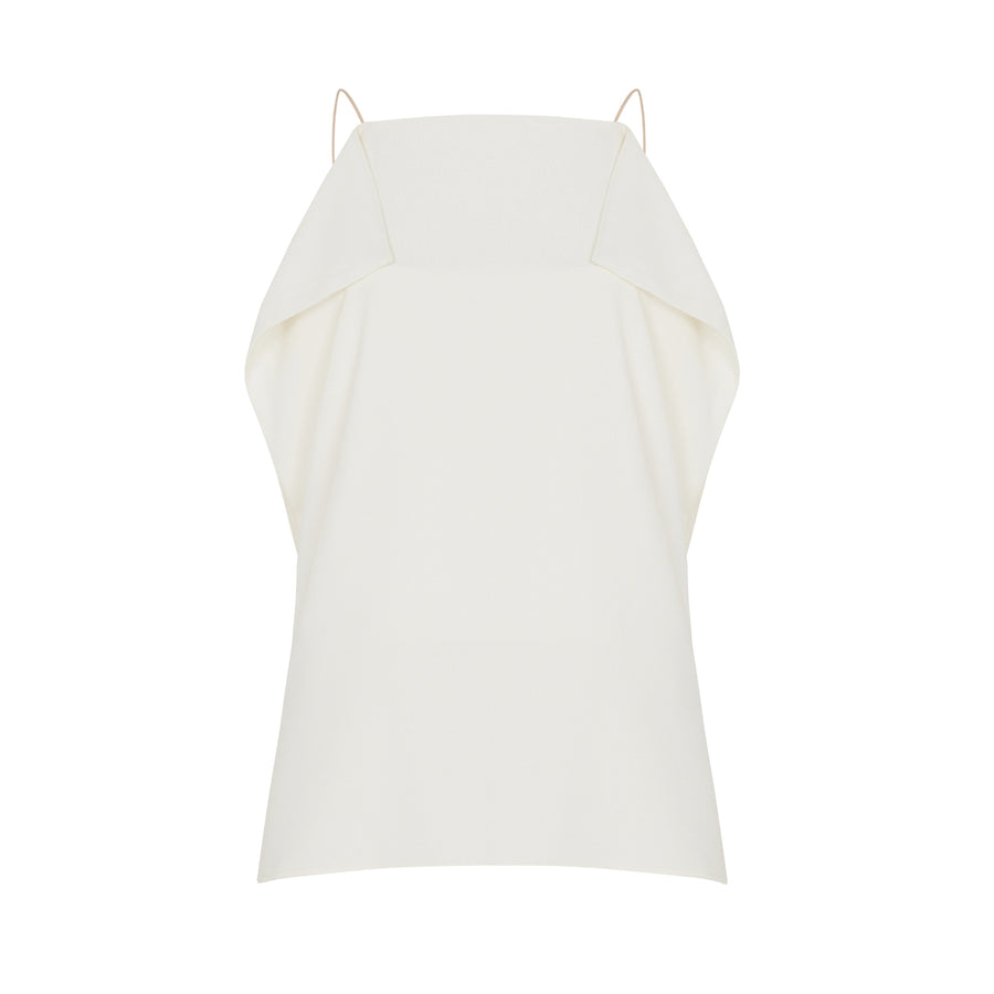 IVORY ORIGAMI CAMISOLE TOP