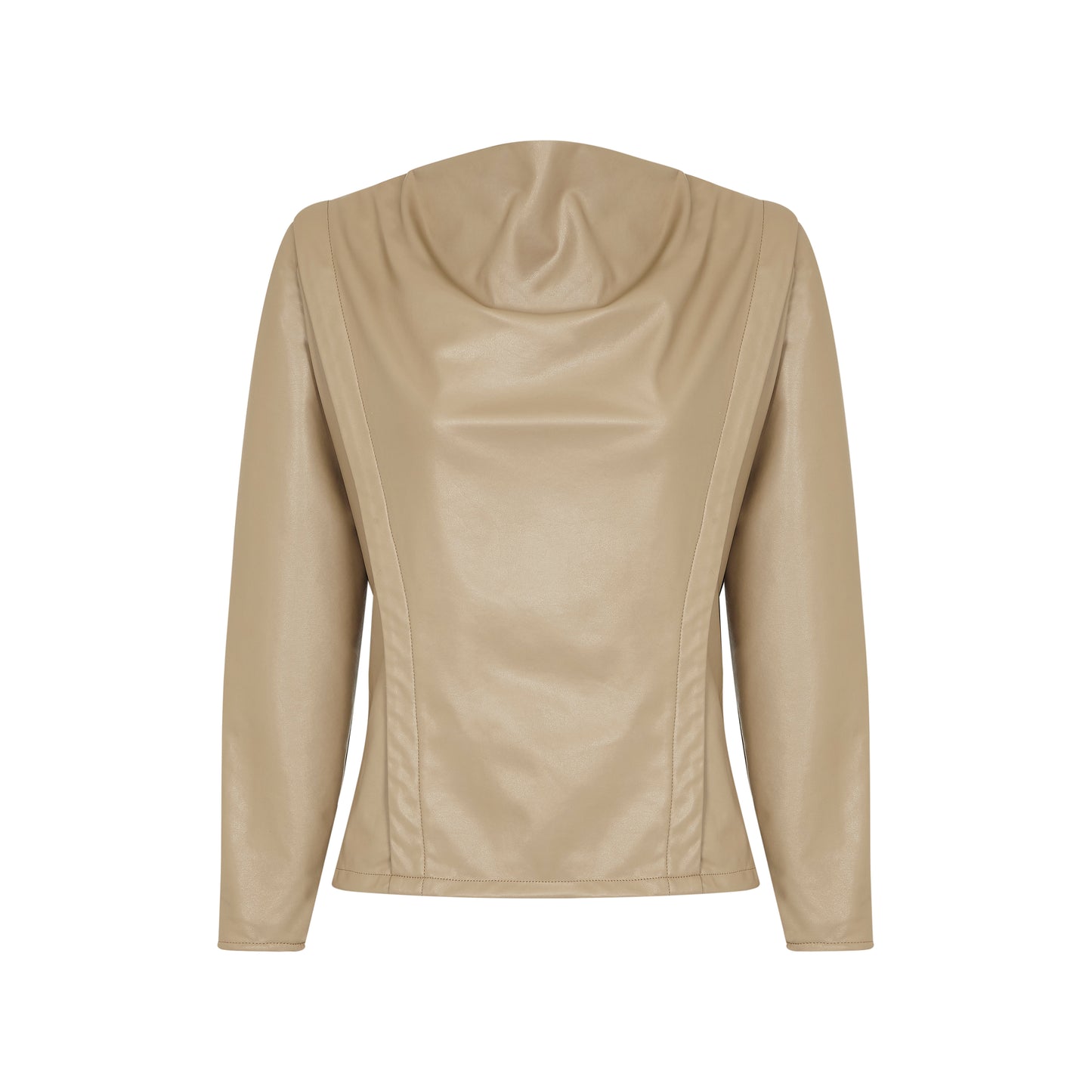 VEGAN LEATHER TOP