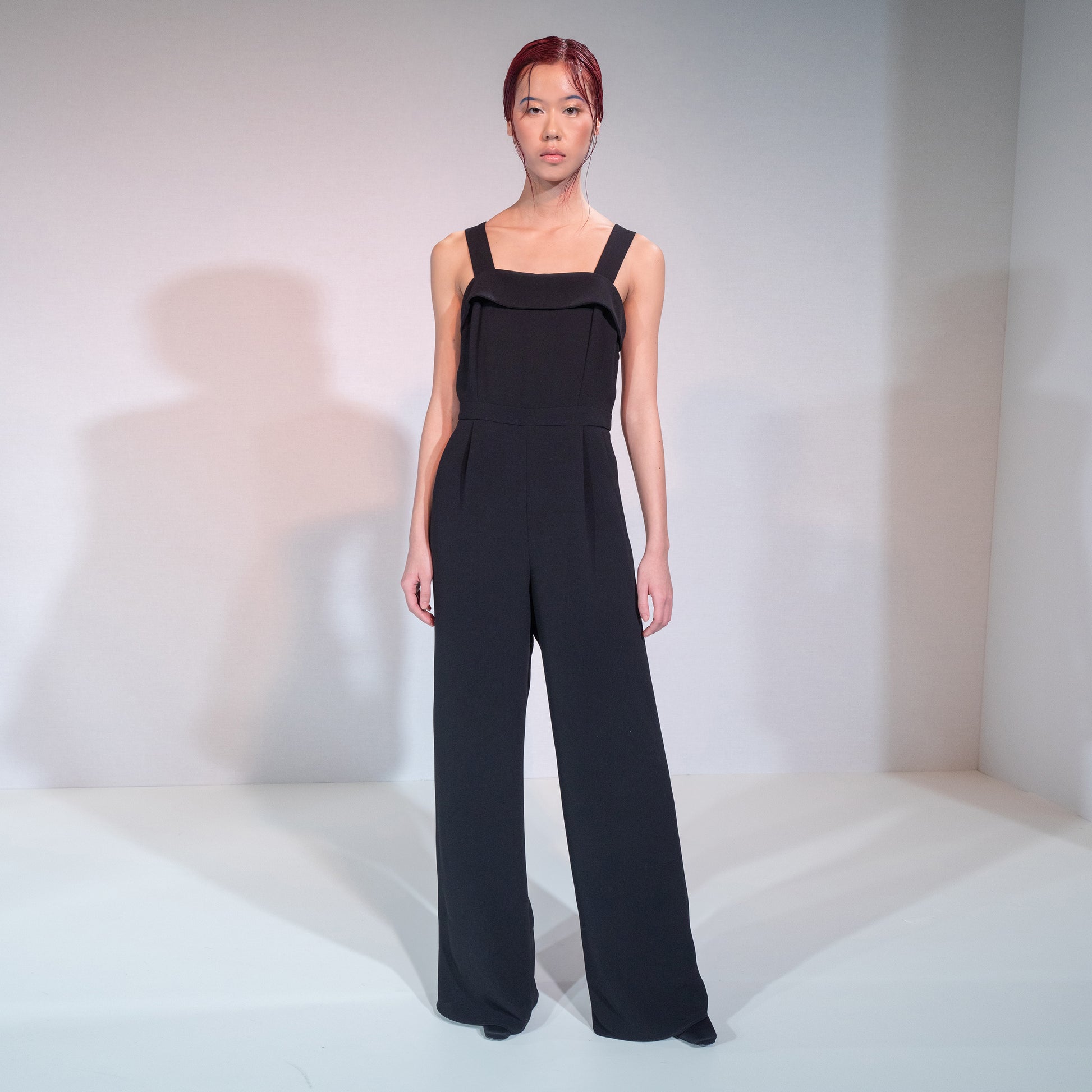 black pinafore overalls jumpsuit riona treacy
